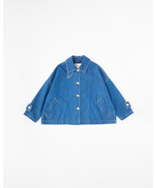 MALTON B/T SHORT DENIM（ステンカラーコート）｜Traditional