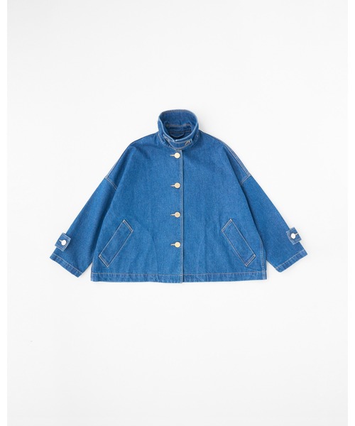 MALTON B/T SHORT DENIM（ステンカラーコート）｜Traditional