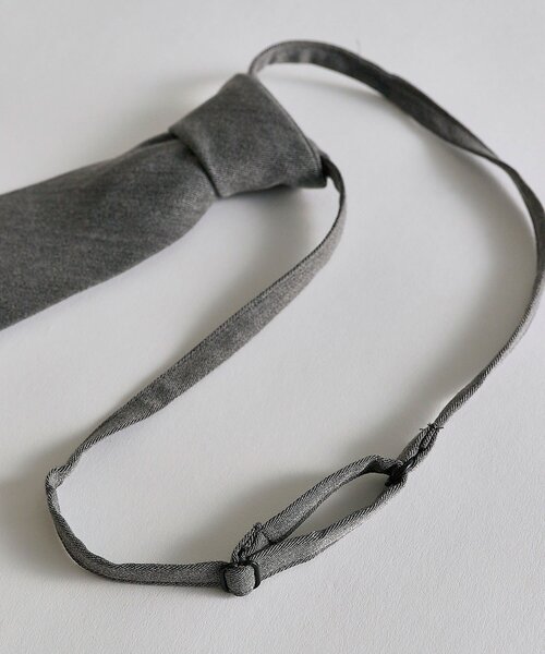 OLIVE des OLIVE（オリーブデオリーブ）の「ネクタイ付きボウタイブラウス（シャツ/ブラウス・レディース・ストライプ/オフホワイト/サックスブルー・FREE）」の16枚目の写真