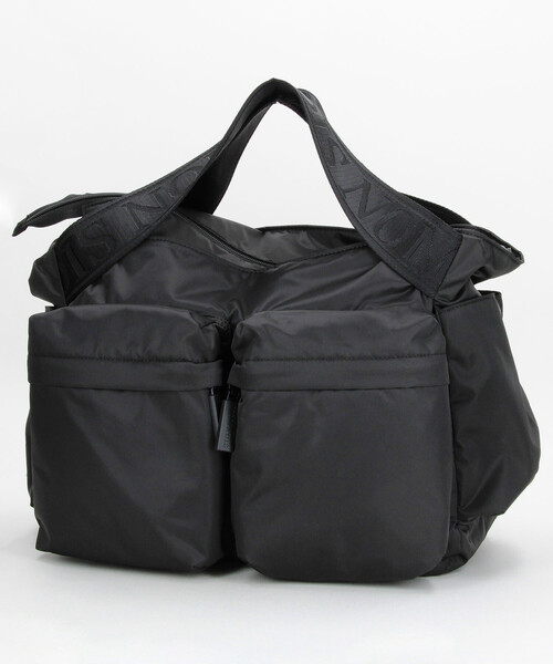 NOMADIS（ノマディス）の「NOMADIS/ノマディス BASQUE PK/SLD / ロゴトートバッグ / 26SS-N220-0-（ショルダーバッグ・レディース・ブラウン/ブラック・ONE SIZE）」の4枚目の写真