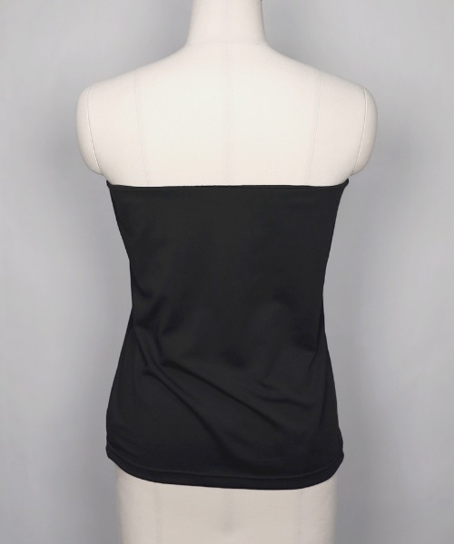 JENNE（ジェンヌ）の「カップ付きホールドベアトップ（Tシャツ/カットソー・レディース・ブラック/ホワイト・SMALL/MEDIUM/LARGE）」の4枚目の写真