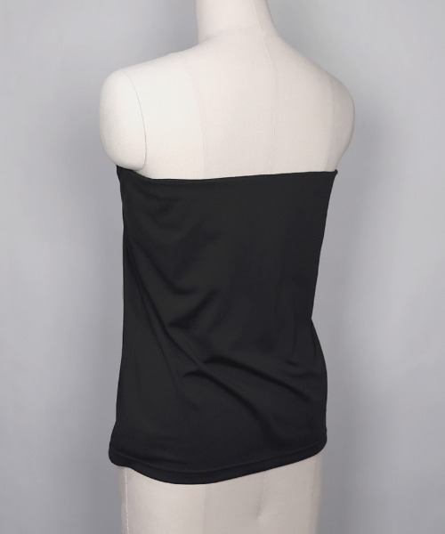 JENNE（ジェンヌ）の「カップ付きホールドベアトップ（Tシャツ/カットソー・レディース・ブラック/ホワイト・SMALL/MEDIUM/LARGE）」の5枚目の写真