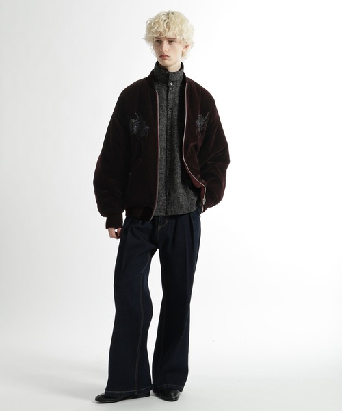 HARE（ハレ）の「リバーシブルスーベニアブルゾン(HARE)（スカジャン・メンズ・ブラック・FREE）」の7枚目の写真