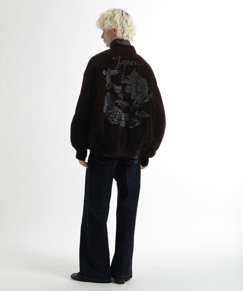 HARE（ハレ）の「リバーシブルスーベニアブルゾン(HARE)（スカジャン・メンズ・ブラック・FREE）」の8枚目の写真