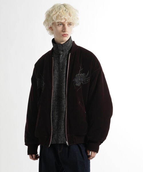 HARE（ハレ）の「リバーシブルスーベニアブルゾン(HARE)（スカジャン・メンズ・ブラック・FREE）」の16枚目の写真