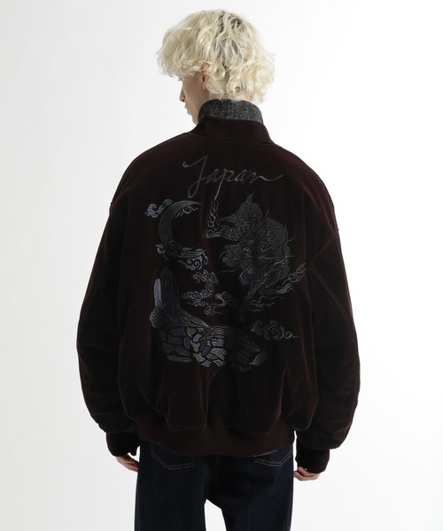 HARE（ハレ）の「リバーシブルスーベニアブルゾン(HARE)（スカジャン・メンズ・ブラック・FREE）」の18枚目の写真