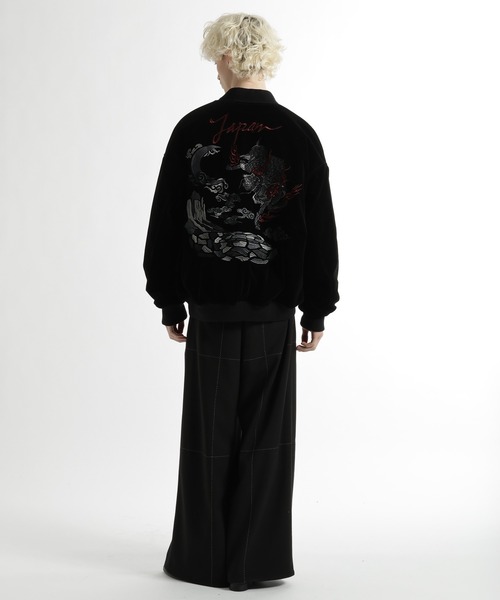 HARE（ハレ）の「リバーシブルスーベニアブルゾン(HARE)（スカジャン・メンズ・ブラック・FREE）」の3枚目の写真