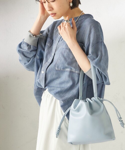 セール】【WEB限定】George Cinq:DRAWSTRING BAG（S）（ショルダー