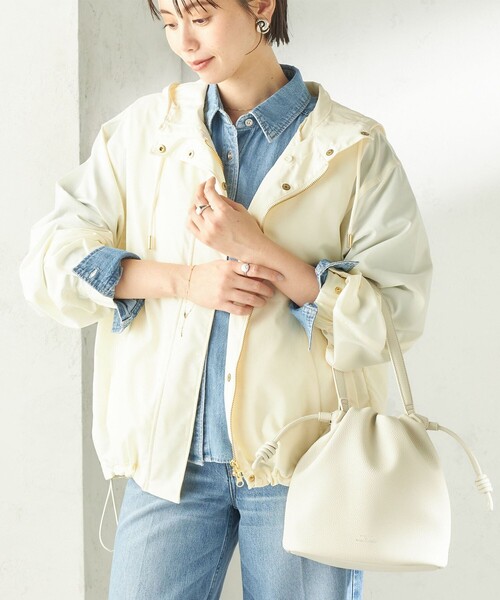 SHIPS(シップス)の「【WEB限定】George Cinq:DRAWSTRING BAG(S)(ショルダーバッグ・レディース・ライトイエロー/ベージュ系/ライトブルー/ブラック/オフホワイト/ブラウン/ネイビー・ONE SIZE)」の22枚目の写真
