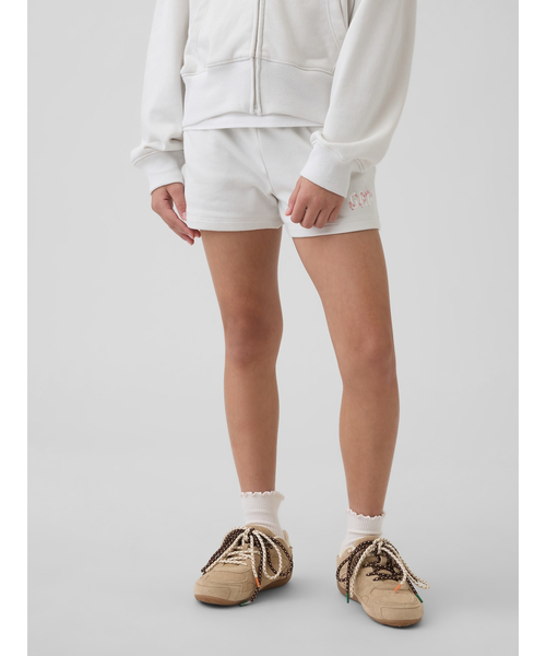 GAP（ギャップ）の「ヴィンテージソフト フレンチテリー SAKURA GAPロゴ スウェットショートパンツ (キッズ)（その他パンツ・キッズ・ホワイト/ピンク・120cm/130cm/140cm/150cm/160cm）」の9枚目の写真