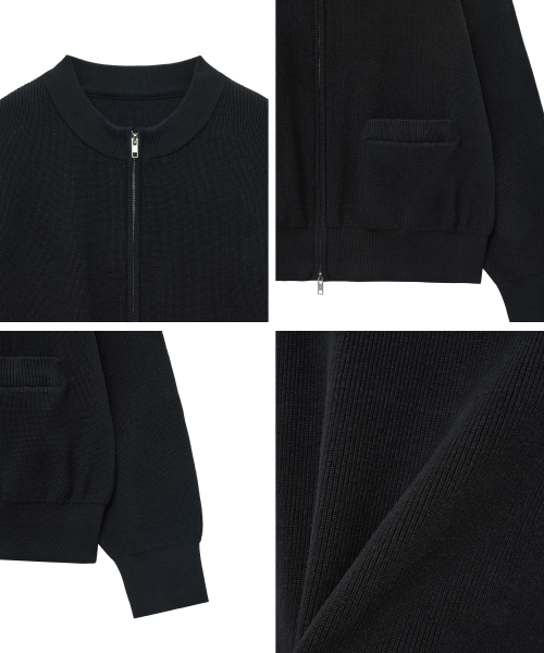 Big Unionの「ジップアップニットジャケット(ブラック)(その他アウター・メンズ・その他・S/M/L)」の16枚目の写真