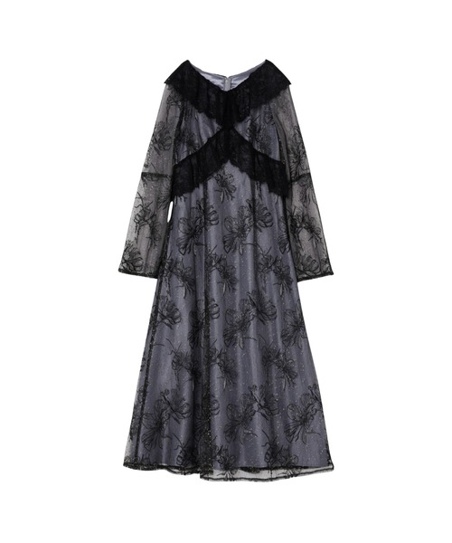 ANDRESD(アンドレスド)の「クロスレースフラワードレス / cross lace flower dress(ドレス・レディース・グレー/モカ/ベージュ・L/M/S)」の16枚目の写真