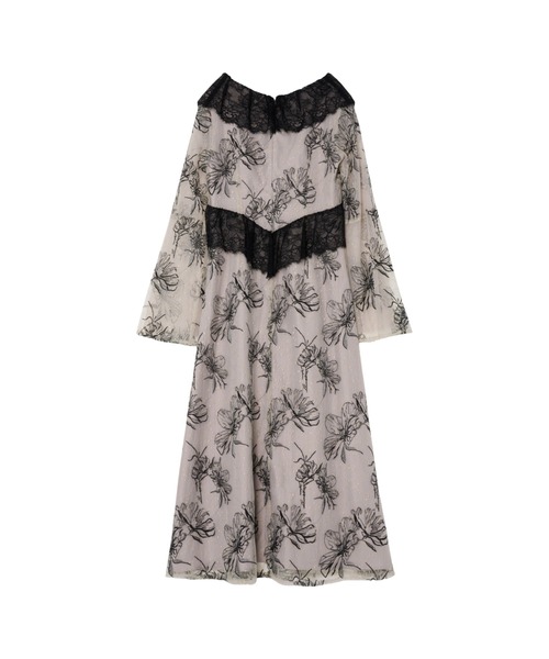 ANDRESD(アンドレスド)の「クロスレースフラワードレス / cross lace flower dress(ドレス・レディース・グレー/モカ/ベージュ・L/M/S)」の19枚目の写真