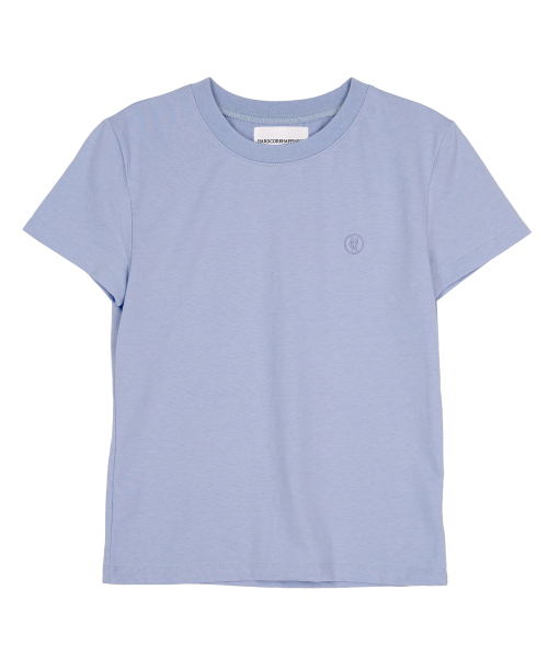 HARDCORE HAPPINESS(ハードコアハピネス)の「ハピネスロゴTシャツ_スカイブルー(Tシャツ/カットソー・レディース・その他・S/M)」の2枚目の写真