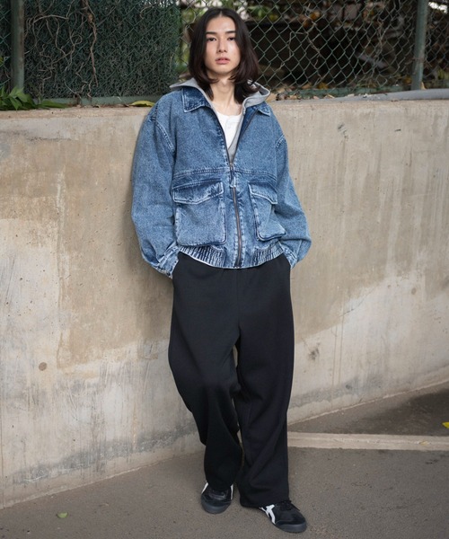 WEGO(ウィゴー)の「WEGO/【26年春新作】ボンディングスウェットパンツ(スウェットパンツ・メンズ・ブラック/アッシュグレー/チャコール・MEDIUM/LARGE)」の4枚目の写真