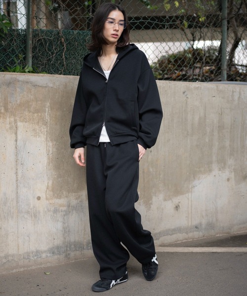 WEGO(ウィゴー)の「WEGO/【26年春新作】ボンディングスウェットパンツ(スウェットパンツ・メンズ・ブラック/アッシュグレー/チャコール・MEDIUM/LARGE)」の5枚目の写真