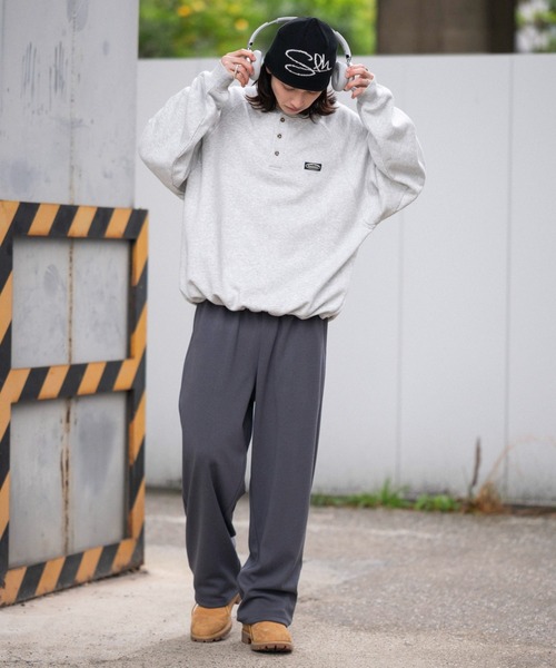 WEGO(ウィゴー)の「WEGO/【26年春新作】ボンディングスウェットパンツ(スウェットパンツ・メンズ・ブラック/アッシュグレー/チャコール・MEDIUM/LARGE)」の7枚目の写真