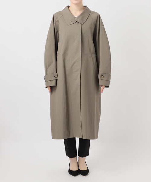 journal standard L'essage(ジャーナルスタンダードレサージュ)の「NALYAスタンドロングコート(その他アウター・レディース・グレー/ベージュ/カーキ・38)」の7枚目の写真