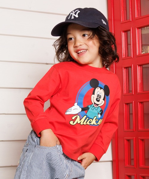 Disney(ディズニー)の「親子お揃い ディズニー BIGキャラクターロンT 1245K(Tシャツ/カットソー・キッズ・その他9/その他12/アッシュグレー/ブラック×レッド/ホワイト×ブルー/その他26/その他13・80cm/90cm/100cm/110cm/120cm/130cm/140cm/150cm)」の12枚目の写真