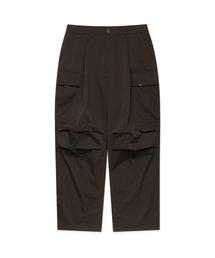 WIDE CARGO PANTS brown