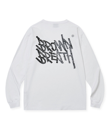 PAISLEY TAG LONGSLEEVE - WHITE