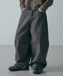 LXT（エルエックスティー）の「コットンカーブドウォッシングワイドパンツ[チャコール]（その他パンツ）」