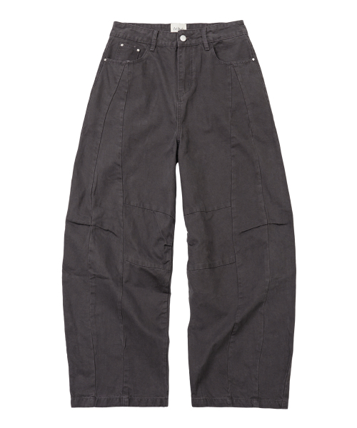 LXT（エルエックスティー）の「コットンカーブドウォッシングワイドパンツ[チャコール]（その他パンツ・レディース・その他・2XL/X-LARGE/LARGE/MEDIUM/SMALL）」の7枚目の写真