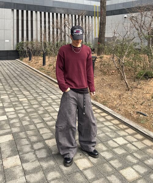 LXT（エルエックスティー）の「コットンカーブドウォッシングワイドパンツ[チャコール]（その他パンツ・レディース・その他・2XL/X-LARGE/LARGE/MEDIUM/SMALL）」の13枚目の写真