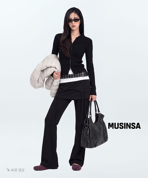 MUSINSA STANDARD WOMAN（ムシンサスタンダードウーマン）の「[シティレジャー] ウィメンズ フードパーカ ライトダウンジャケット [ストーンホワイト]（ダウンジャケット/コート・レディース・その他・LARGE/X-LARGE/SMALL/X-SMALL/MEDIUM）」の11枚目の写真