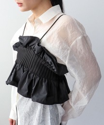 Three Four Time | ニットタフタビスチェ(その他トップス)