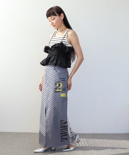 Three Four Time（ｽﾘｰﾌｫｰﾀｲﾑ）の「ニットタフタビスチェ（その他トップス・レディース・ブラック系その他/その他・FREE）」の13枚目の写真