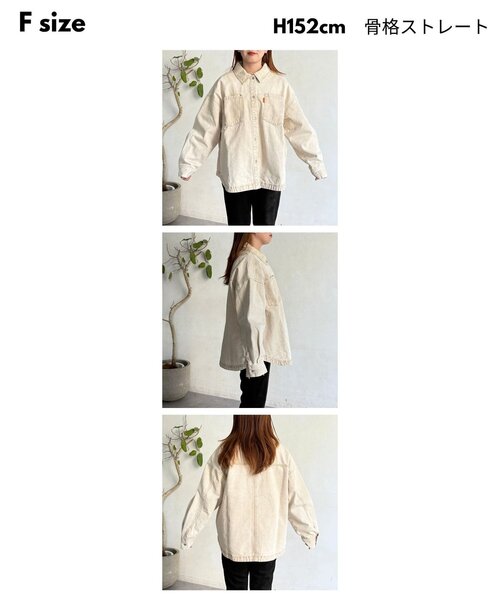 CPCM（シーピーシーエム）の「カラーデニムビッグシャツ（シャツ/ブラウス・レディース・ブラウン/ピンク/ブラック/ブルー・FREE）」の10枚目の写真