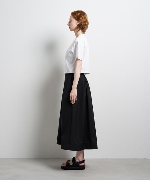 LANVIN en Bleu(ランバンオンブルー)の「ベーシッククロップドTシャツ(Tシャツ/カットソー・レディース・オフホワイト/グレー/ピンク・38)」の13枚目の写真
