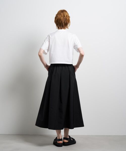 LANVIN en Bleu(ランバンオンブルー)の「ベーシッククロップドTシャツ(Tシャツ/カットソー・レディース・オフホワイト/グレー/ピンク・38)」の14枚目の写真