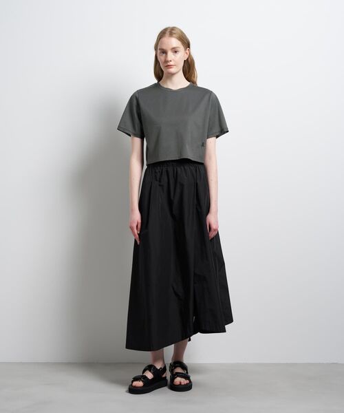LANVIN en Bleu(ランバンオンブルー)の「ベーシッククロップドTシャツ(Tシャツ/カットソー・レディース・オフホワイト/グレー/ピンク・38)」の19枚目の写真