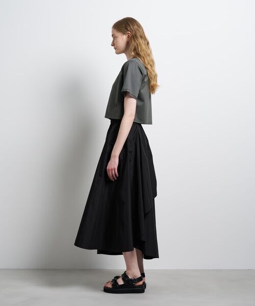 LANVIN en Bleu(ランバンオンブルー)の「ベーシッククロップドTシャツ(Tシャツ/カットソー・レディース・オフホワイト/グレー/ピンク・38)」の20枚目の写真