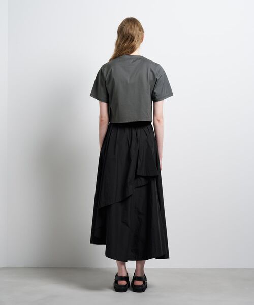 LANVIN en Bleu(ランバンオンブルー)の「ベーシッククロップドTシャツ(Tシャツ/カットソー・レディース・オフホワイト/グレー/ピンク・38)」の21枚目の写真