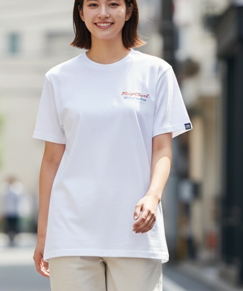 rip curl(リップカール)の「【RIPCURL(リップカール)】POSTCARDS 2ND REEF TEE バックプリント 半袖 Tシャツ(Tシャツ/カットソー・レディース・ホワイト/ブラック系その他・MEDIUM/LARGE)」の2枚目の写真