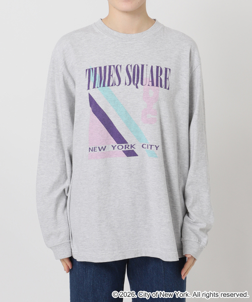 GOOD ROCK SPEED(グッドロックスピード)の「GOOD ROCK SPEED/グッドロックスピード NYC LS shirts A(Tシャツ/カットソー・レディース・ホワイト/ライトグレー・FREE)」の10枚目の写真