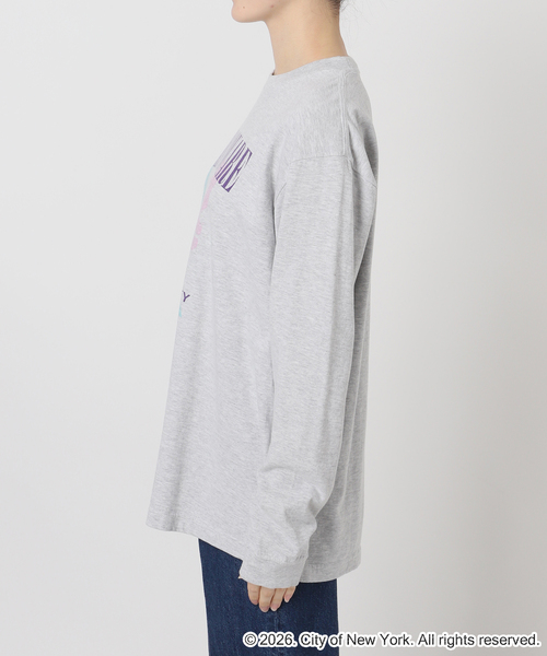 GOOD ROCK SPEED(グッドロックスピード)の「GOOD ROCK SPEED/グッドロックスピード NYC LS shirts A(Tシャツ/カットソー・レディース・ホワイト/ライトグレー・FREE)」の11枚目の写真