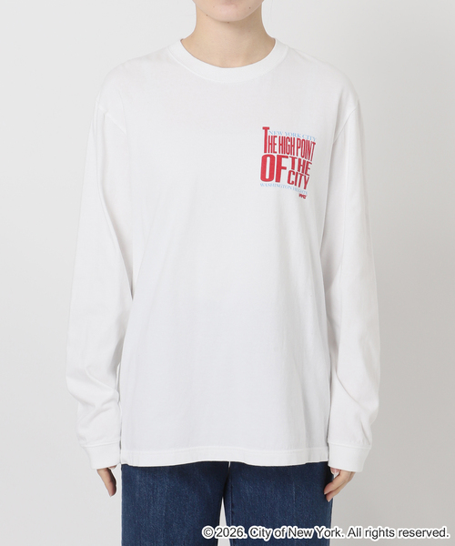 GOOD ROCK SPEED(グッドロックスピード)の「GOOD ROCK SPEED/グッドロックスピード NYC LS shirts A(Tシャツ/カットソー・レディース・ホワイト/ライトグレー・FREE)」の19枚目の写真