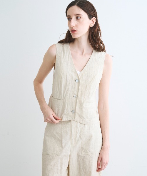 three dots（スリードッツ）の「サン ドライドクロス トップス（その他トップス・レディース・ブラック/ブラウン系その他/ベージュ/ネイビー・SMALL）」の3枚目の写真