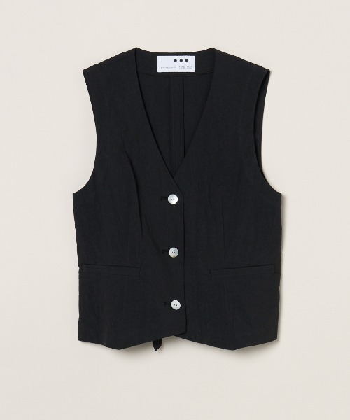 three dots（スリードッツ）の「サン ドライドクロス トップス（その他トップス・レディース・ブラック/ブラウン系その他/ベージュ/ネイビー・SMALL）」の2枚目の写真