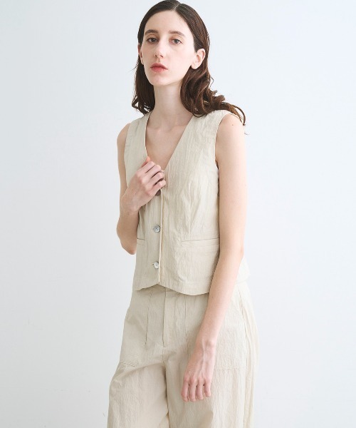 three dots（スリードッツ）の「サン ドライドクロス トップス（その他トップス・レディース・ブラック/ブラウン系その他/ベージュ/ネイビー・SMALL）」の12枚目の写真