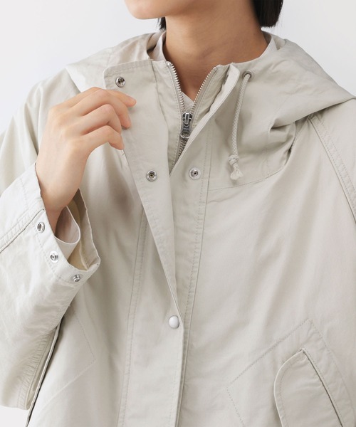 セール】〔MUJI Labo〕婦人 コットン ライトキャンバス フードブルゾン