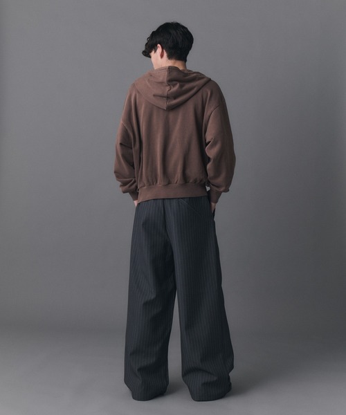 セール】Switching Full Zip Hoodie / スイッチングフルジップパーカー