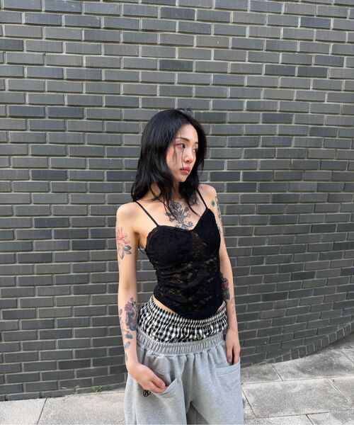 THE MYSTERIOUS HOTEL（ザミステリアスホテル）の「LACE SPAN CORSET [BLACK]（Tシャツ/カットソー・レディース・その他・FREE）」の7枚目の写真