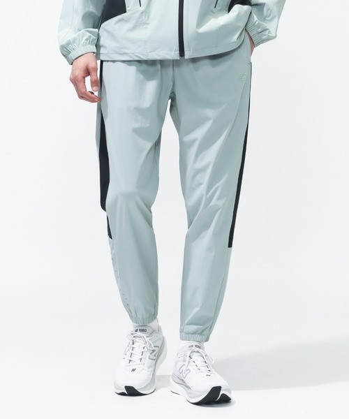 NEW BALANCE(ニューバランス)の「【別注】ニューバランス New Balance ファブリックコンビウーブンパンツ 限定コラボ(その他パンツ・メンズ・ブラック/グレー・M/L/LL/S/3L)」の1枚目の写真