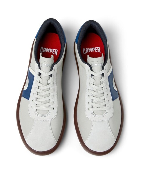 CAMPER（カンペール）の「[カンペール] PELOTAS SOLLER / レザースニーカー（スニーカー・メンズ・ライトグレー・27.0cm/27.5cm/26.0cm/25.5cm/25.0cm/28.0cm）」の4枚目の写真