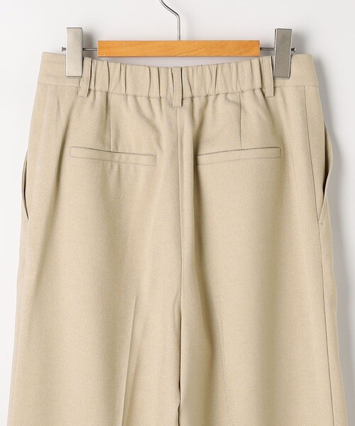 NOLLEY’S（ノーリーズ）の「《セットアップ対応》ウォッシャブルハイスペック麻調愛されセミワイドパンツ（その他パンツ・レディース・キャメル/ベージュ/ネイビー・38/36/34/40）」の7枚目の写真